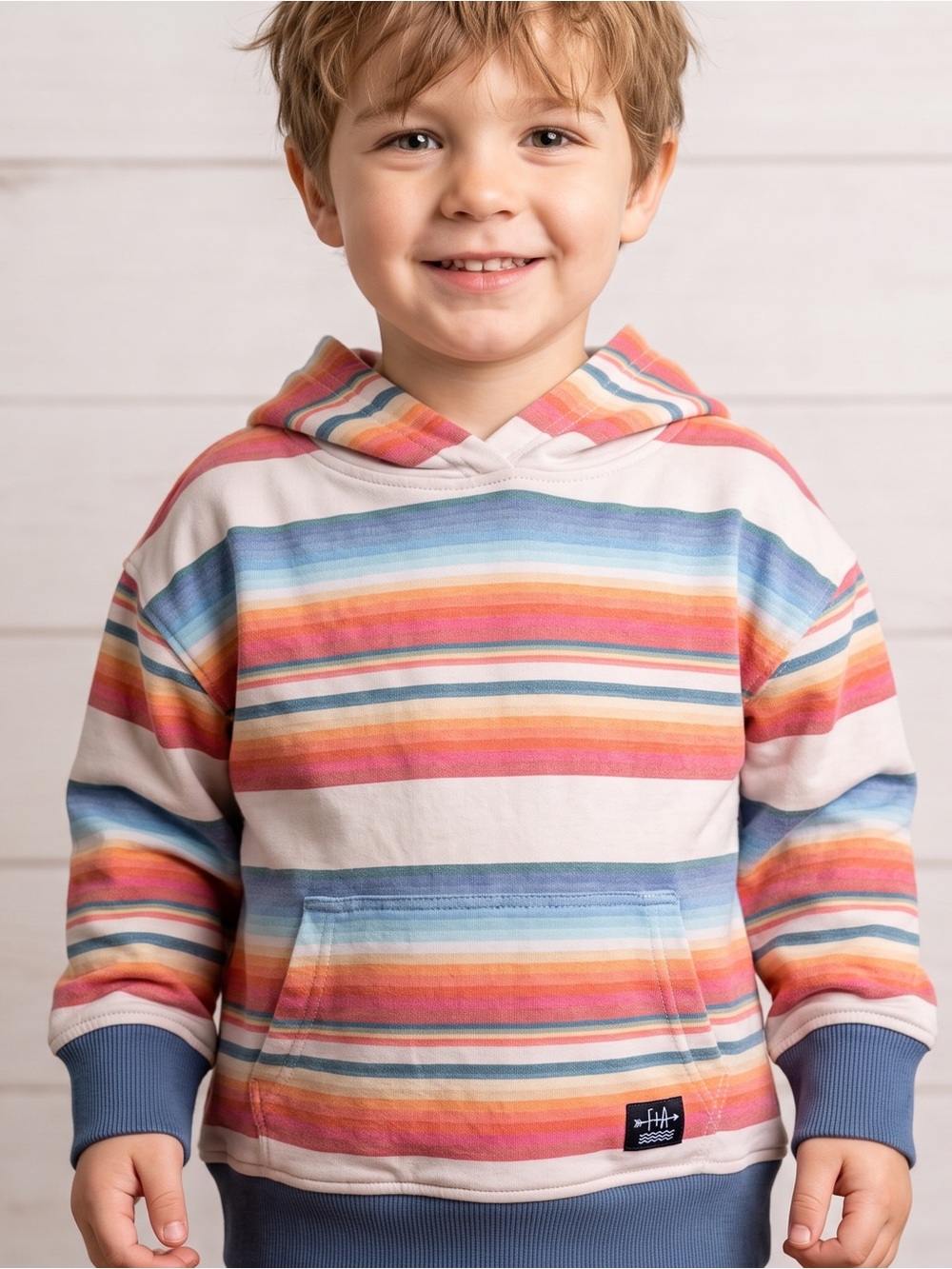 Feather 4 Arrow Beach Break Baja Hooded Sweatshirt, 6(fits more like a 4T-5T)